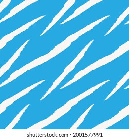 Blue Brush stroke fur pattern design for fashion prints, homeware, graphics, backgrounds