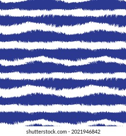 Blue Brush stroke fur pattern design for fashion prints, homeware, graphics, backgrounds
