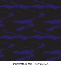 Blue Brush stroke fur pattern design for fashion prints, homeware, graphics, backgrounds