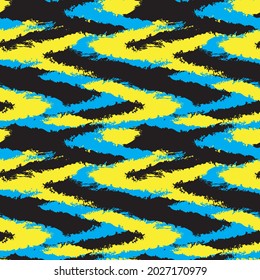 Diseño de patrón de piel de pincel azul para impresiones de moda, homeware, gráficos, fondos