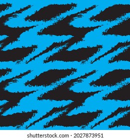 Blue Brush stroke fur pattern design for fashion prints, homeware, graphics, backgrounds