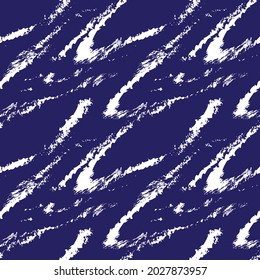 Diseño de patrón de piel de pincel azul para impresiones de moda, homeware, gráficos, fondos