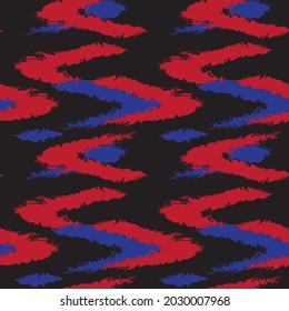 Blue Brush stroke fur pattern design for fashion prints, homeware, graphics, backgrounds