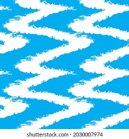Blue Brush stroke fur pattern design for fashion prints, homeware, graphics, backgrounds