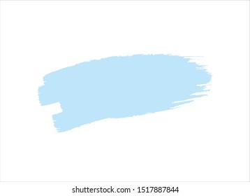blue brush stroke paint background vector design