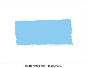 blue brush stroke paint background vector design