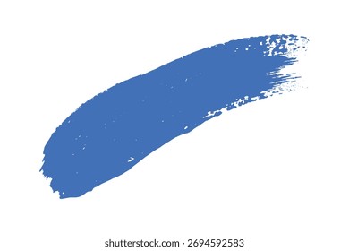 Textura azul de la carrera del cepillo en el fondo blanco