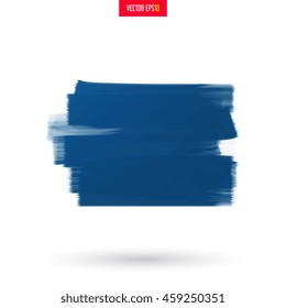 Blue Brush strokes, roller on the surface for advertising or your text. Expression of metallic paint with oil or acrylic. Perfect design for headline, logo and sale banner. 