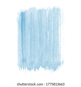 Blue Brush Strokes Watercolor Background For Design.