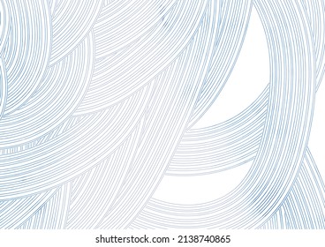 blue brush strokes wavy vector background