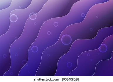 blue bubble abstract background and vector picture 