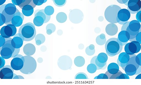 Fondo de Vector abstracto de burbuja azul