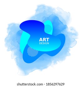 Blue Bubble Badget in vector quality.