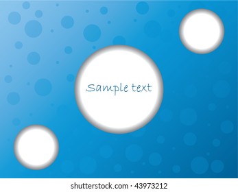 Blue bubbles