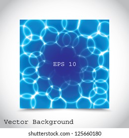 blue bubbles. abstract background. eps10