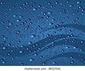 blue bubbles background