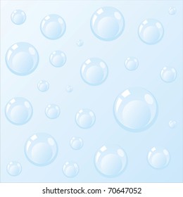 blue bubbles background