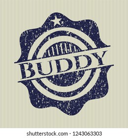 Blue Buddy distressed rubber texture