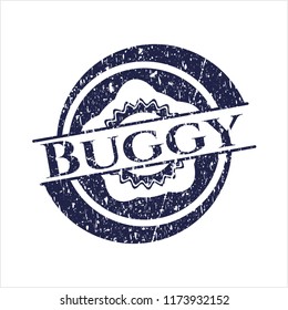 Blue Buggy rubber grunge texture seal