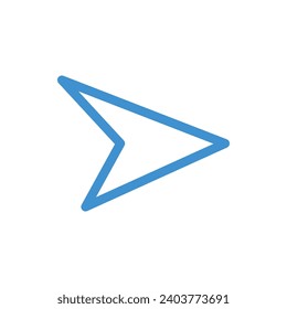 Blue Bullet Points Icon Vector Illustration