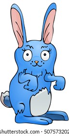 Blue Bunny. Picture for your design.