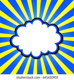 Blue burst background
