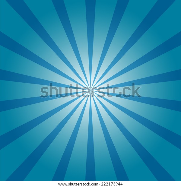 Blue Burst Background Vectorillustration Stock Vector (Royalty Free ...