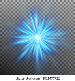 Blue Burst Color Forces Light. And Also Includes EPS 10 Vector