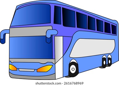blue buses that are usually on the road