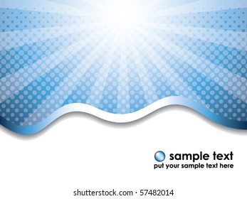 Blue business abstract composition