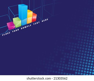Plano de fundo azul do negócio