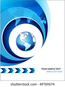 blue business background