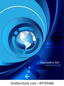 blue business background