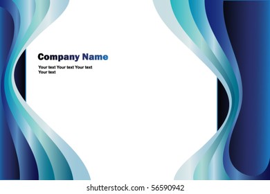 Blue business background
