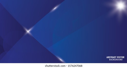 Blue business background flat design