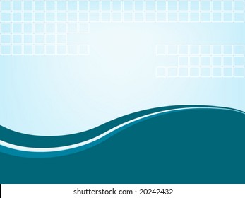 blue business background - vector image