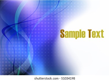 Blue business backgrounds with dots and copyspace