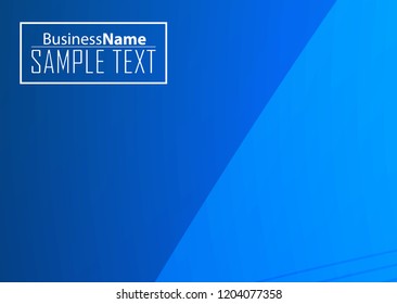 Blue business banner background. Trendy banner on colorful backdrop. Abstract flyer design background.  Web banner, header layout template. Business card template. Abstract flyer design background.