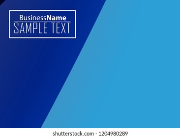 Blue business banner background. Trendy banner on colorful backdrop. Abstract flyer design background.  Web banner, header layout template. Business card template. Abstract flyer design background.