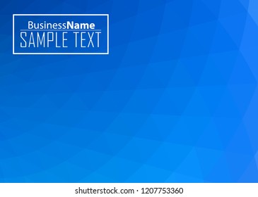 Blue business banner background. Trendy banner on colorful backdrop. Abstract flyer design background.  Web banner, header layout template. Business card template. Abstract flyer design background.