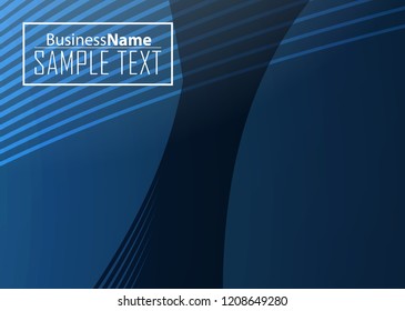 Blue business banner background. Trendy banner on colorful backdrop. Abstract flyer design background.  Web banner, header layout template. Business card template. Abstract flyer design background.