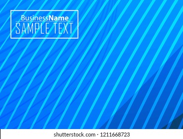Blue business banner background. Trendy banner on colorful backdrop. Abstract flyer design background.  Web banner, header layout template. Business card template. Abstract flyer design background.