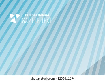 Blue business banner background. Trendy banner on colorful backdrop. Abstract flyer design background.  Web banner, header layout template. Business card template. Abstract flyer design background.