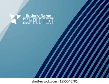 Blue business banner background. Trendy banner on colorful backdrop. Abstract flyer design background.  Web banner, header layout template. Business card template. Abstract flyer design background.