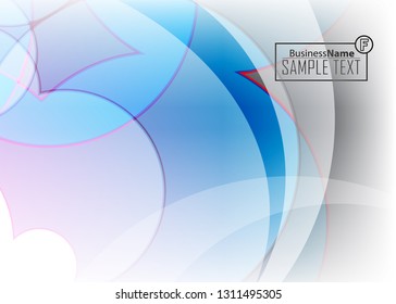 Blue business banner background. Trendy banner on colorful backdrop. Abstract flyer design background.  Web banner, header layout template. Business card template. Abstract flyer design background.