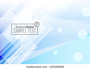 Blue business banner background. Trendy banner on colorful backdrop. Abstract flyer design background.  Web banner, header layout template. Business card template. Abstract flyer design background.