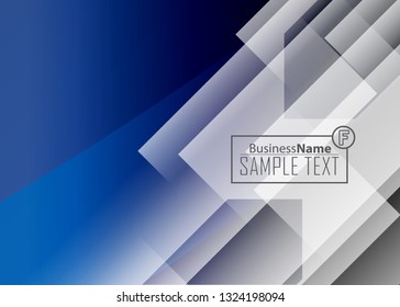 Blue business banner background. Trendy banner on colorful backdrop. Abstract flyer design background.  Web banner, header layout template. Business card template. Abstract flyer design background.