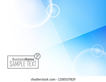 Blue business banner background. Trendy banner on colorful backdrop. Abstract flyer design background.  Web banner, header layout template. Business card template. Abstract flyer design background.