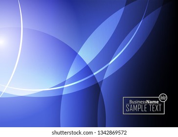 Blue business banner background. Trendy banner on colorful backdrop. Abstract flyer design background.  Web banner, header layout template. Business card template. Abstract flyer design background.