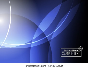 Blue business banner background. Trendy banner on colorful backdrop. Abstract flyer design background.  Web banner, header layout template. Business card template. Abstract flyer design background.